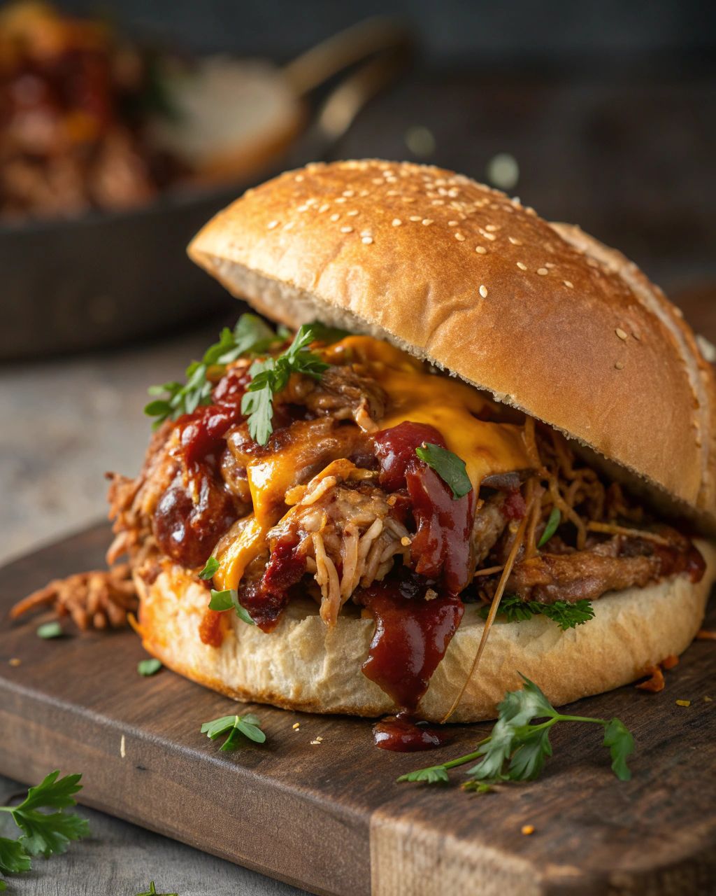 15-Minute BBQ Pulled Pork Sandwiches