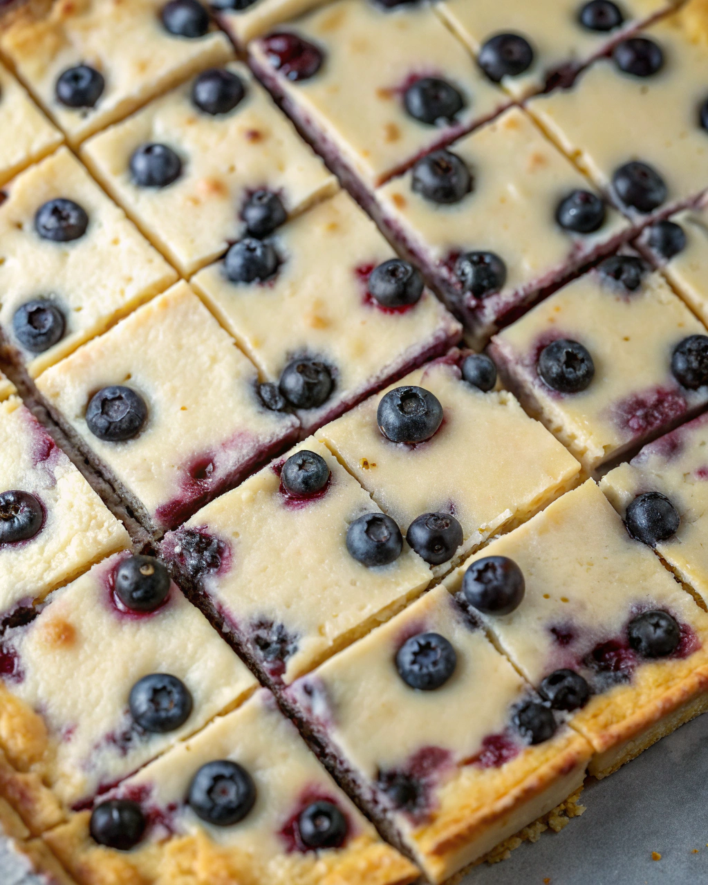 15-Minute Blueberry Cheesecake Bars