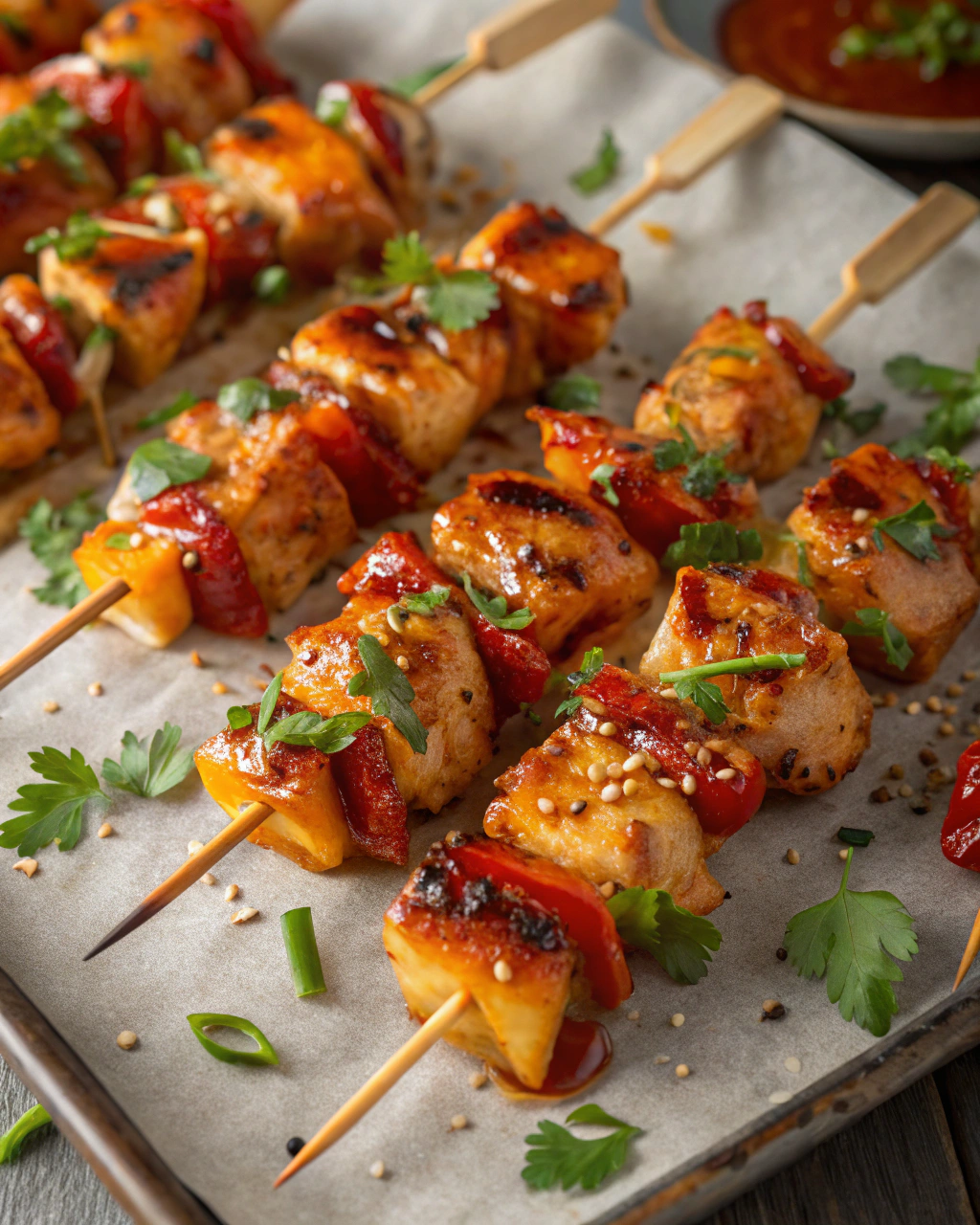 15-Minute Sweet Chili Chicken Skewers