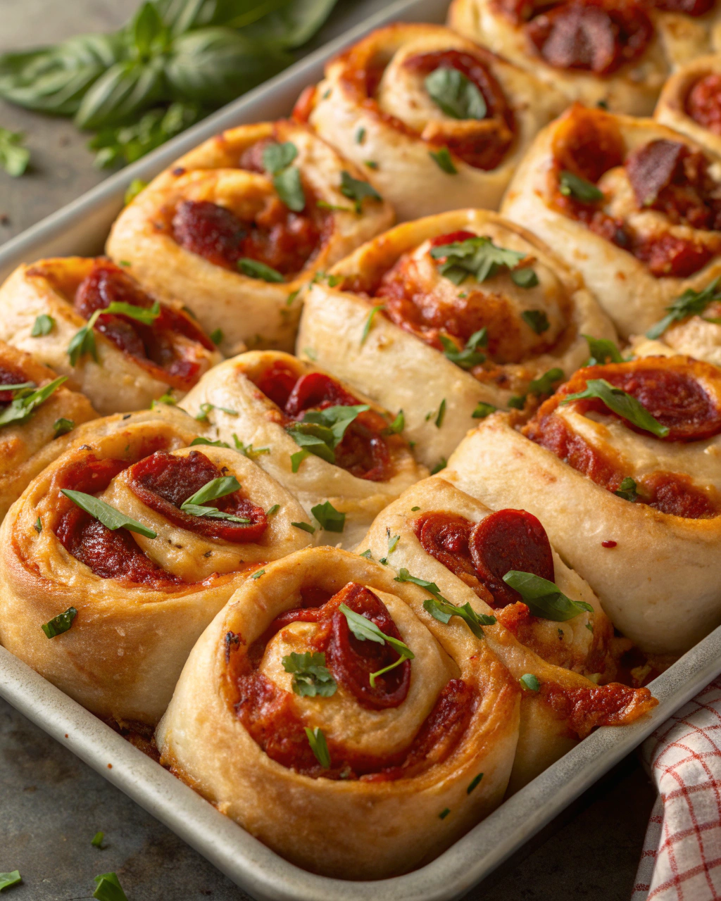 5-Ingredient Pepperoni Pizza Rolls