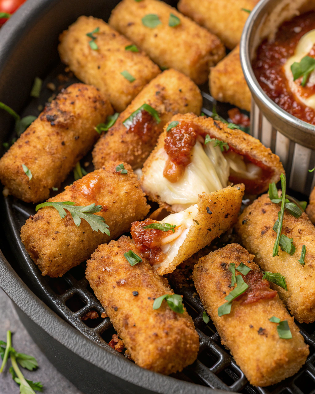 Air Fryer Mozzarella Sticks