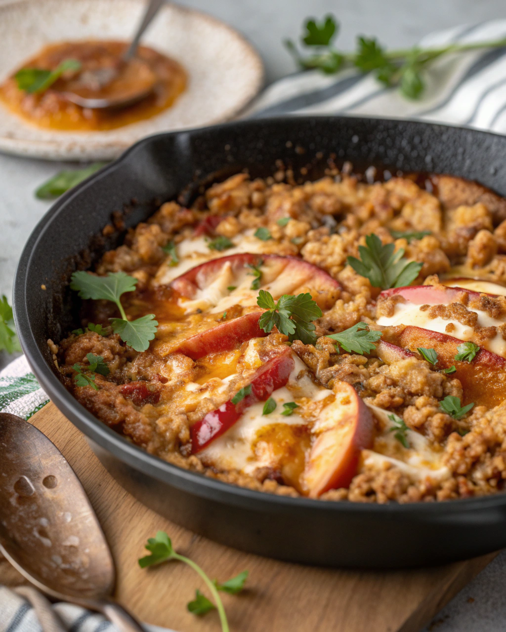 Apple Crisp Skillet (20 Minutes)