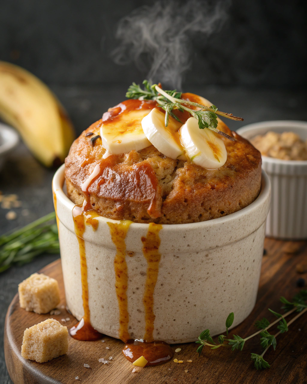 Banana Bread Mug Cake (5 Minutes)