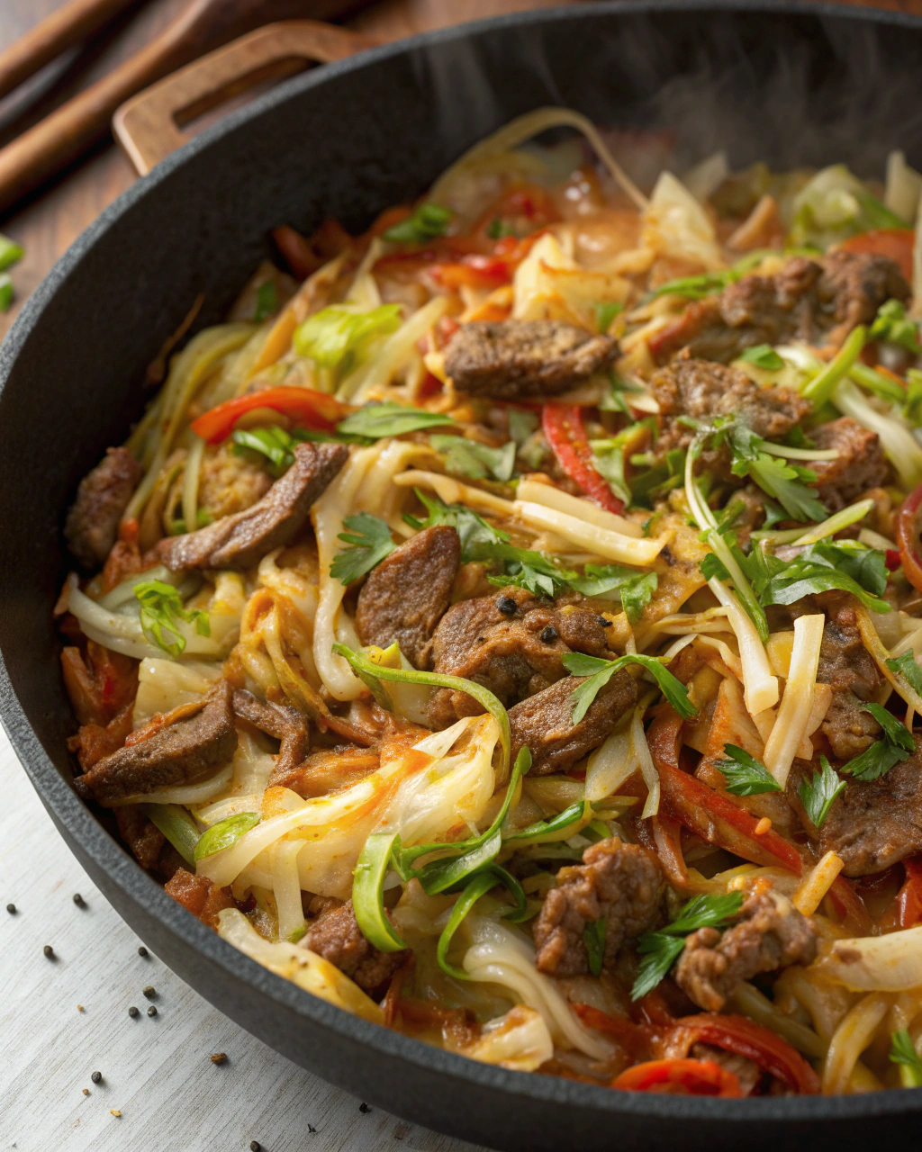 Beef and Cabbage Stir Fry – Low-Carb Recipes for Dinner