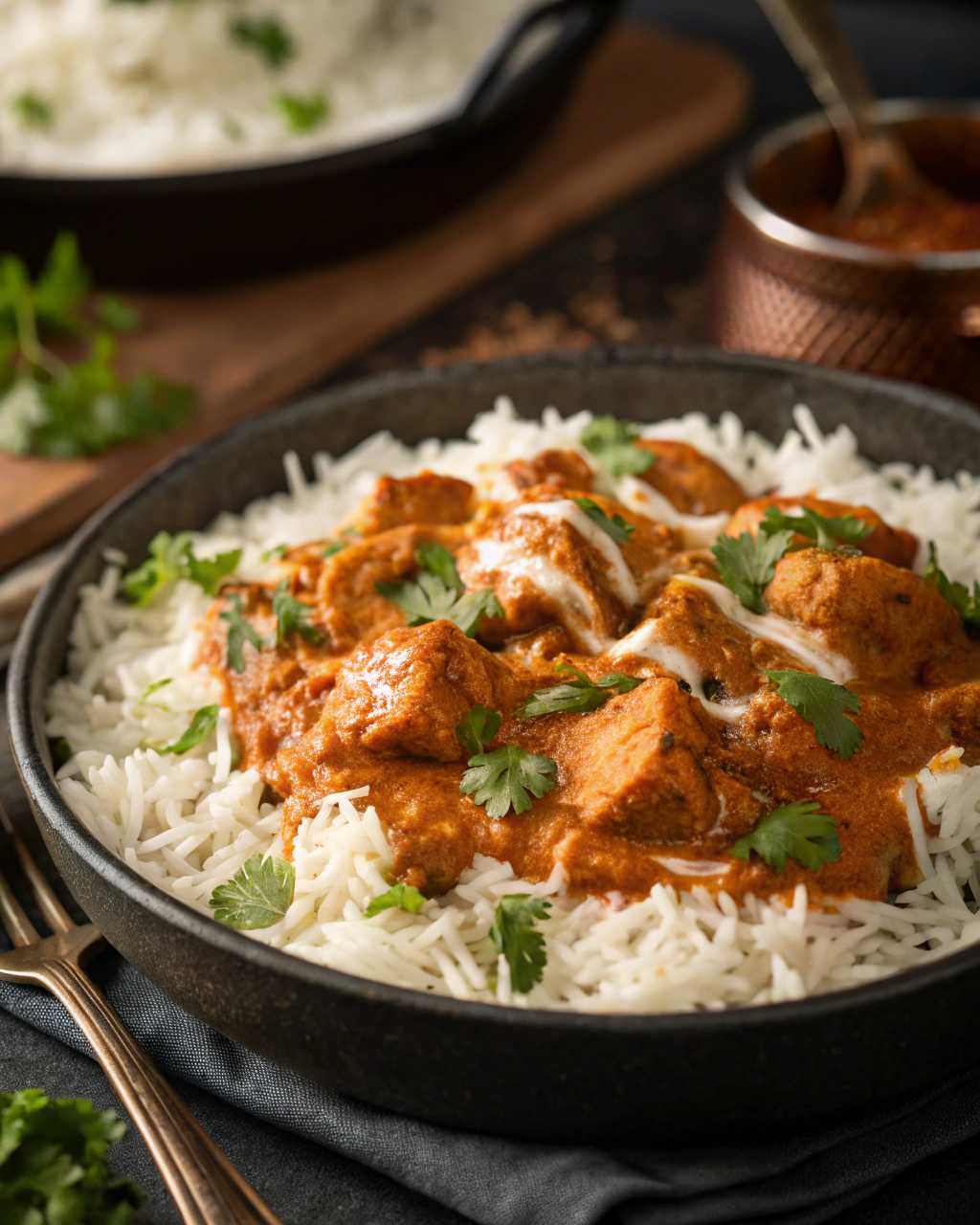 Butter Chicken with Rice – Indian Recipes for Dinner