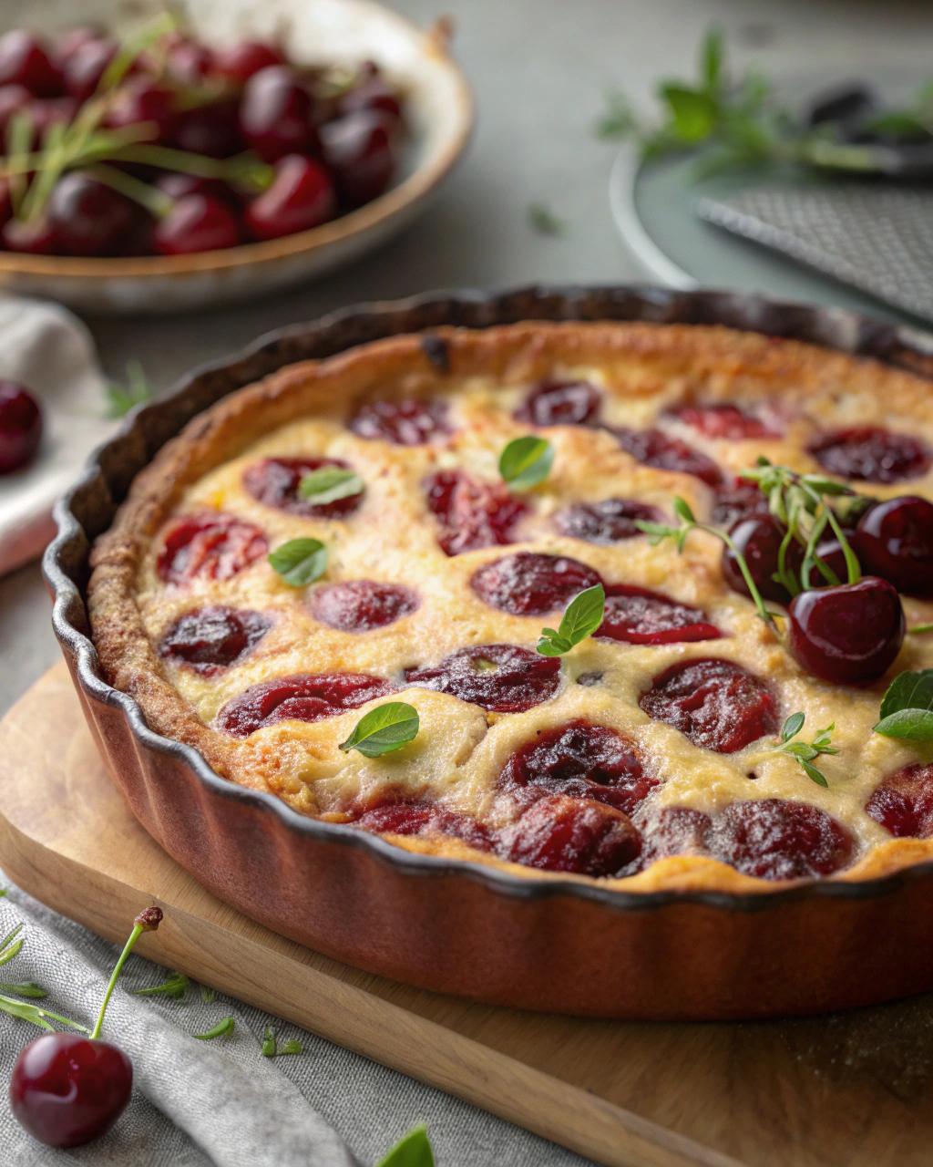 Cherry Clafoutis That’s Fancy but Easy
