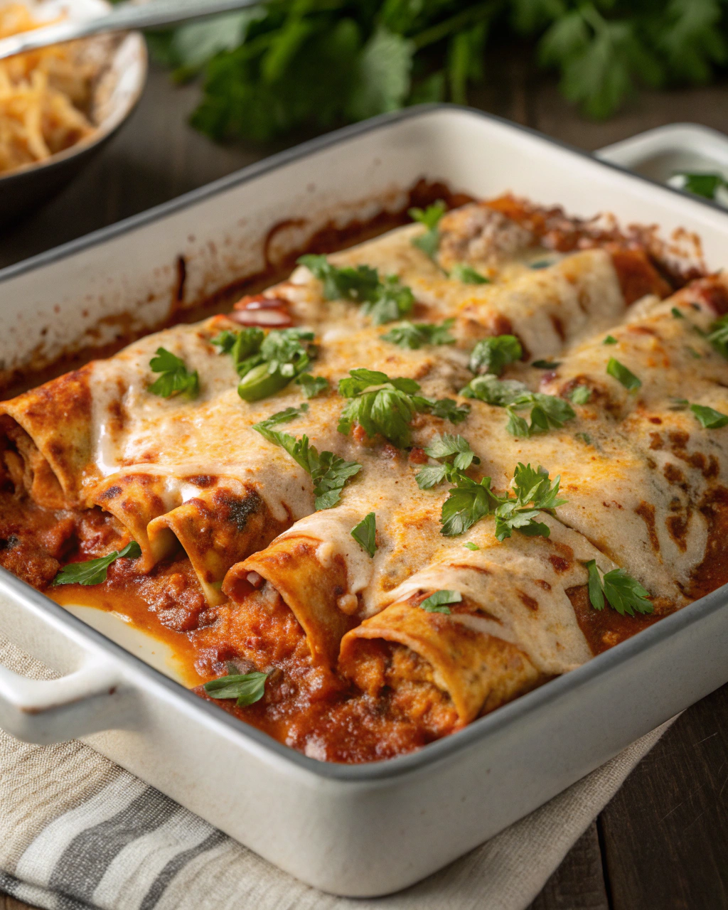 Chicken Enchiladas – Cheesy Recipes for Dinner