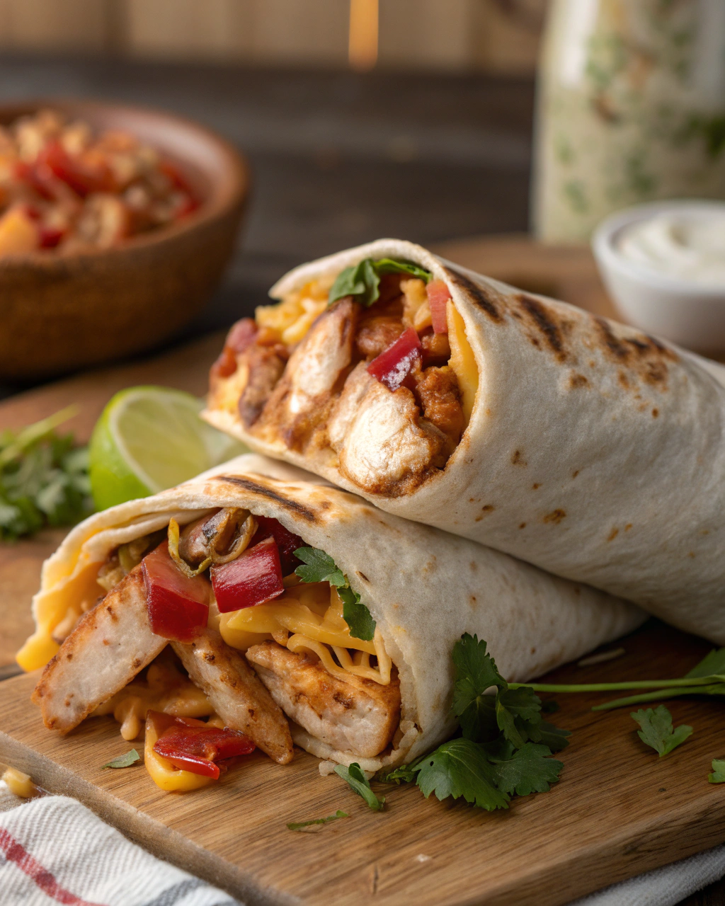 Chicken Shawarma Wraps – Middle Eastern Recipes for Dinner