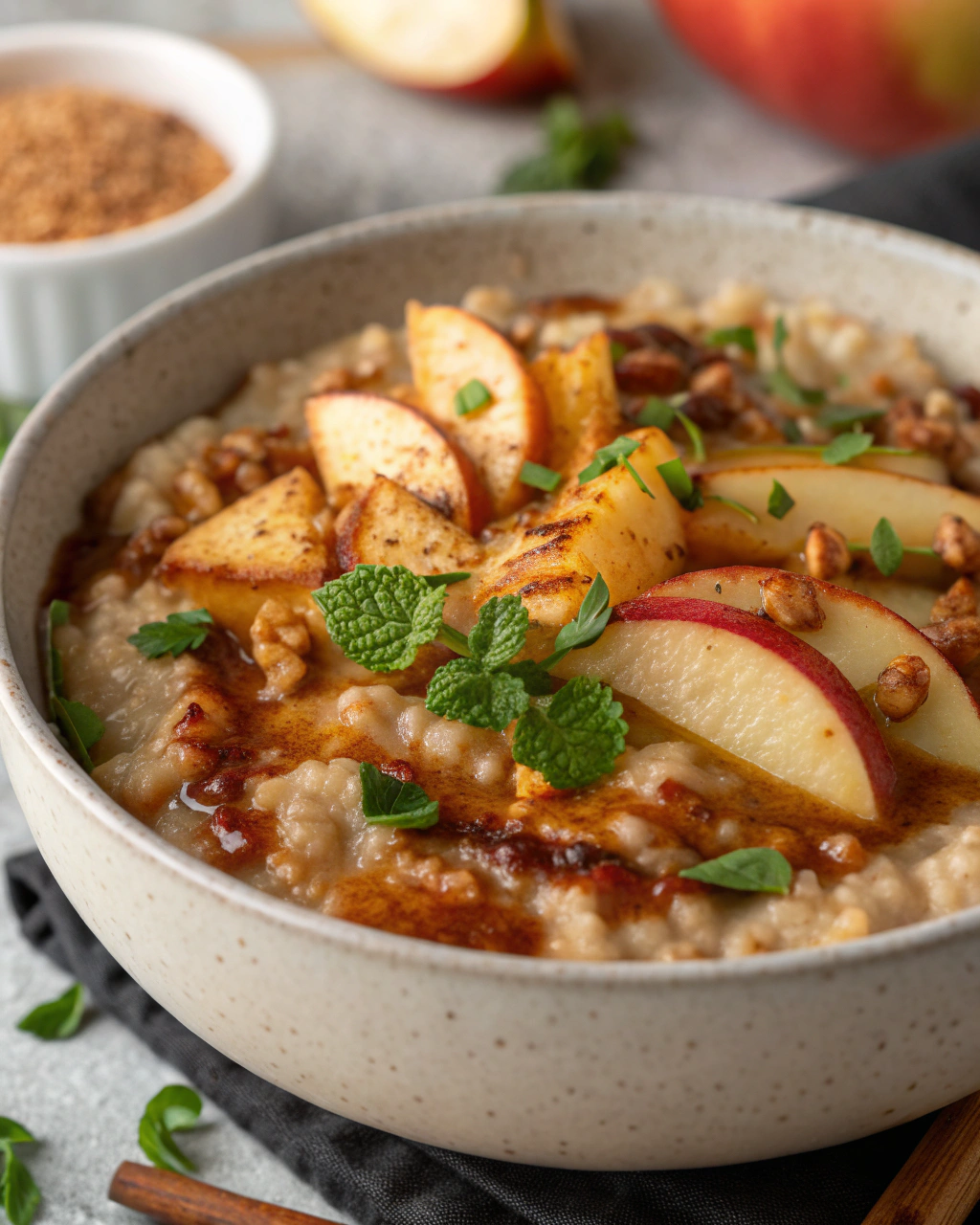 Cinnamon Apple Oatmeal That Feels Like Dessert