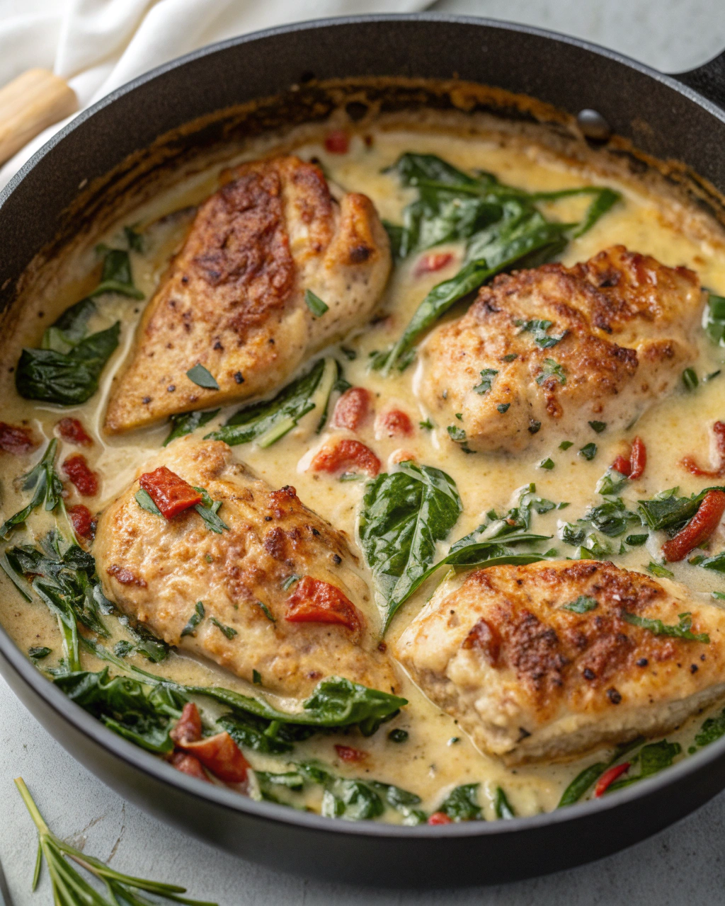 Creamy Tuscan Chicken with Spinach – Quick Recipes for Dinner