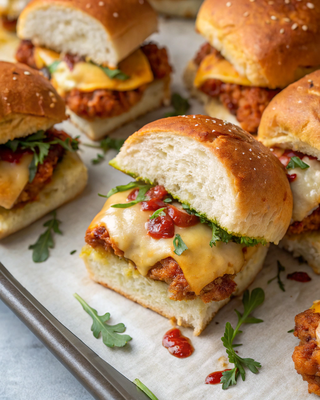 Crispy Buttermilk Chicken Sliders (20 Minutes)