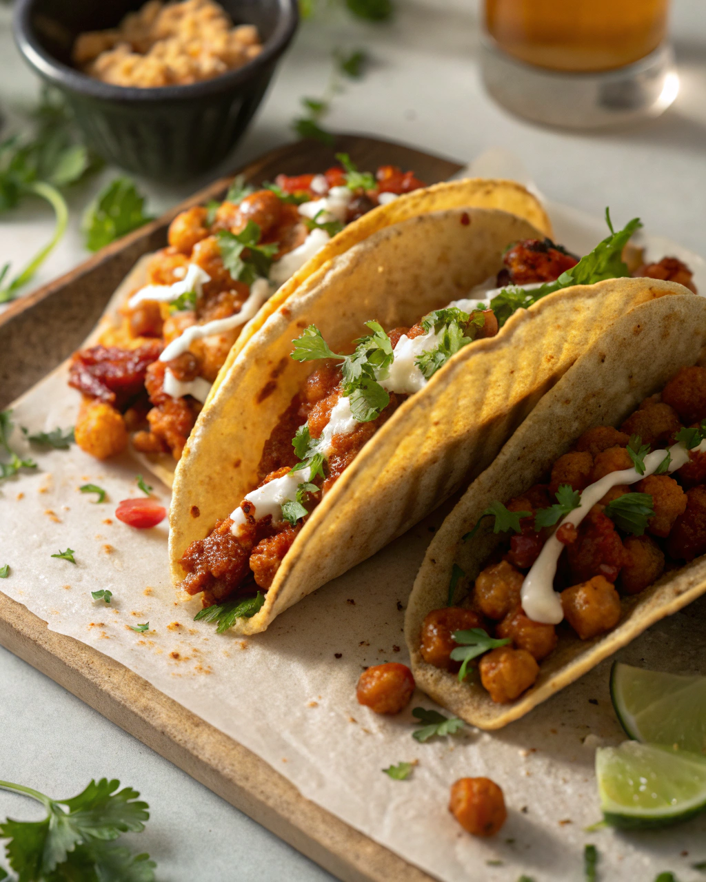 Crispy Chickpea Tacos – Plant-Based Recipes for Dinner