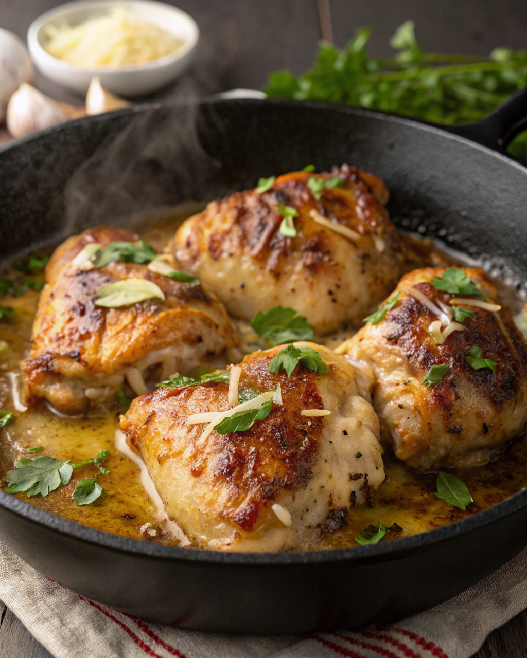 Garlic Butter Chicken Thighs – Easy Recipes for Dinner