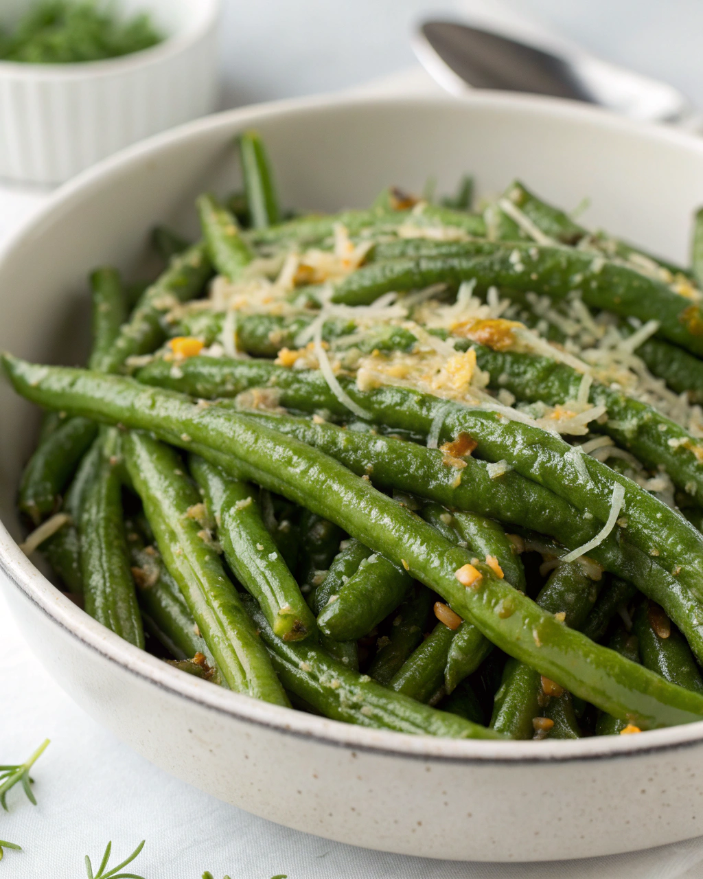 Garlic Butter Green Beans (10 Minutes)