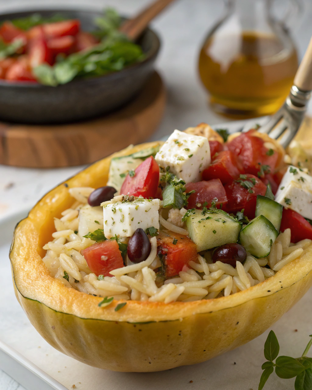 Greek Orzo Salad with Feta – Mediterranean Recipes for Dinner