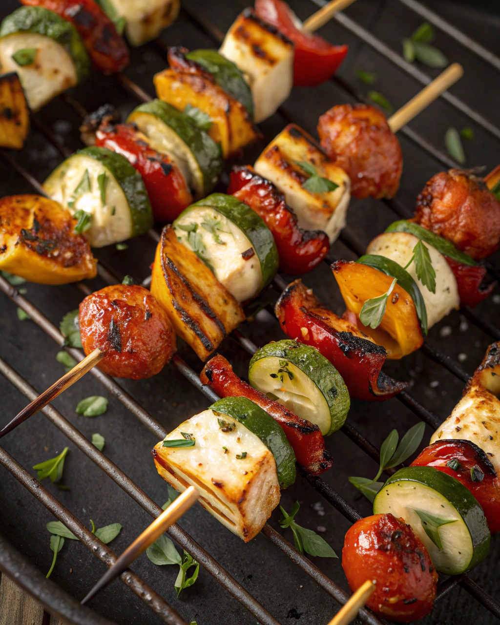 Grilled Veggie Kebabs – Summer Recipes for Dinner
