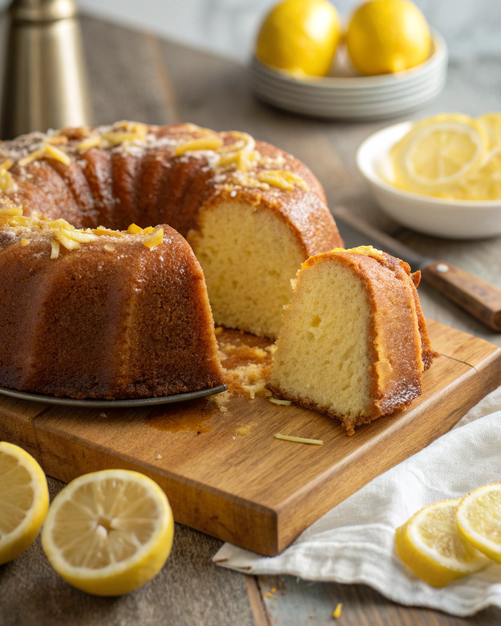 Lemon Zest Pound Cake (20 Minutes)