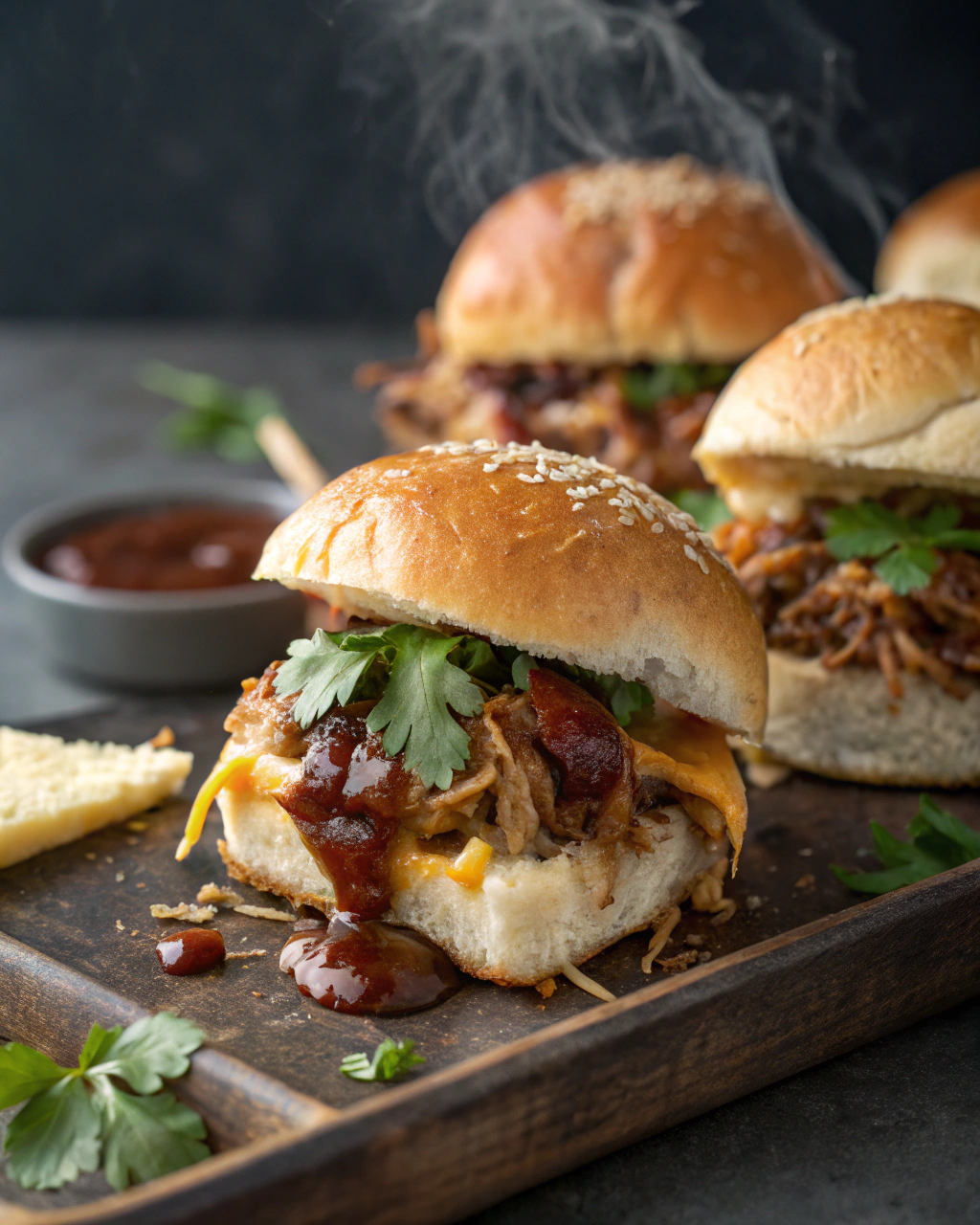 Mini BBQ Pulled Pork Sliders (20 Minutes)