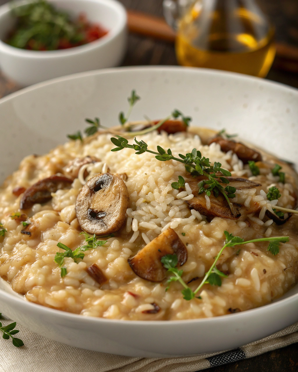 Mushroom Risotto – Creamy Vegetarian Recipes for Dinner