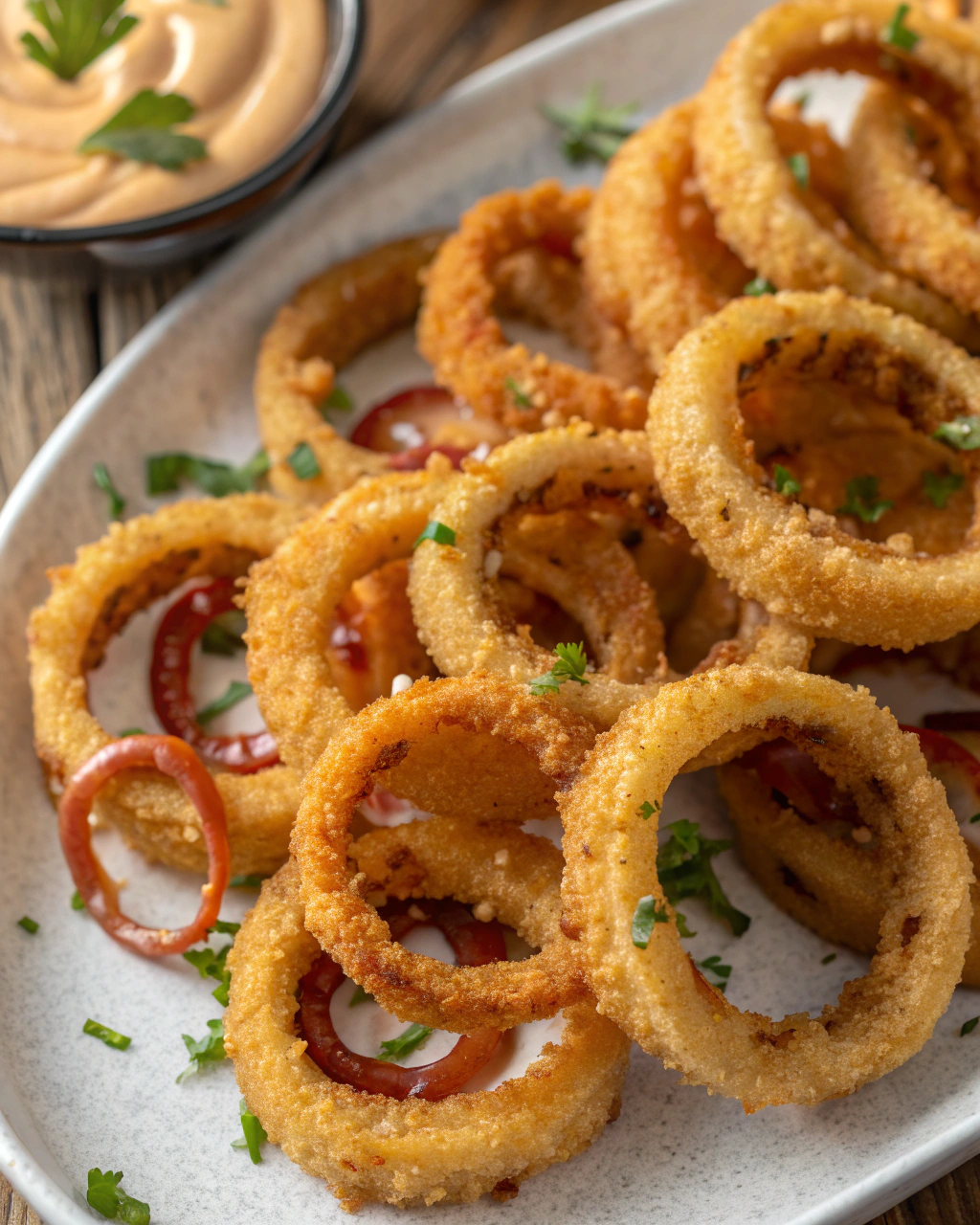 Onion Rings So Crispy They Crunch Loudly
