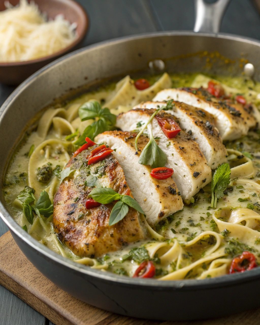 Pesto Chicken Pasta – Fresh & Flavorful Recipes for Dinner