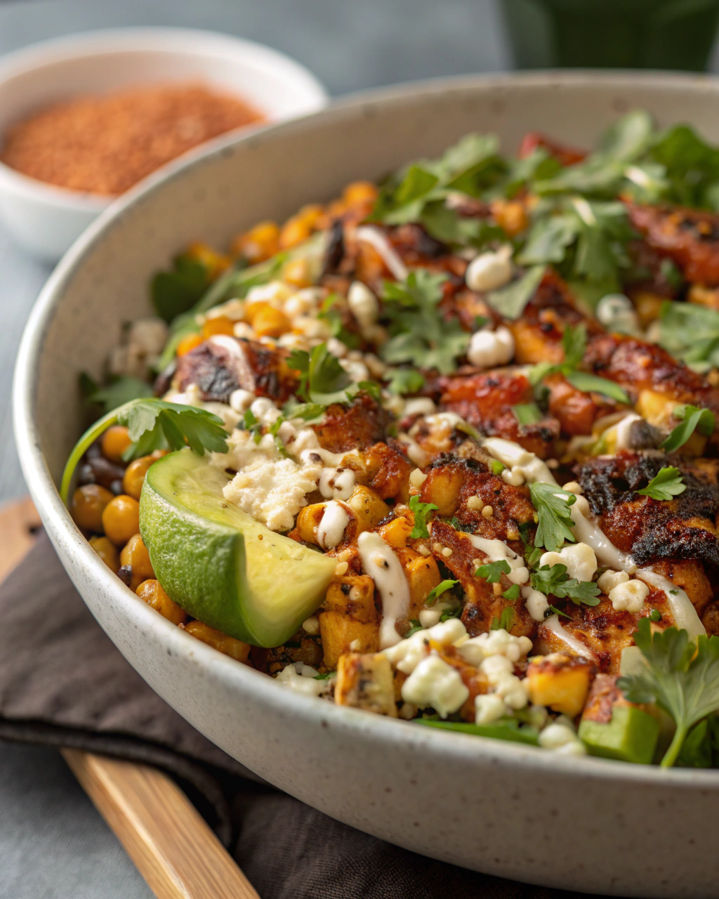 Spicy Chipotle Street Corn Salad (15 Minutes)