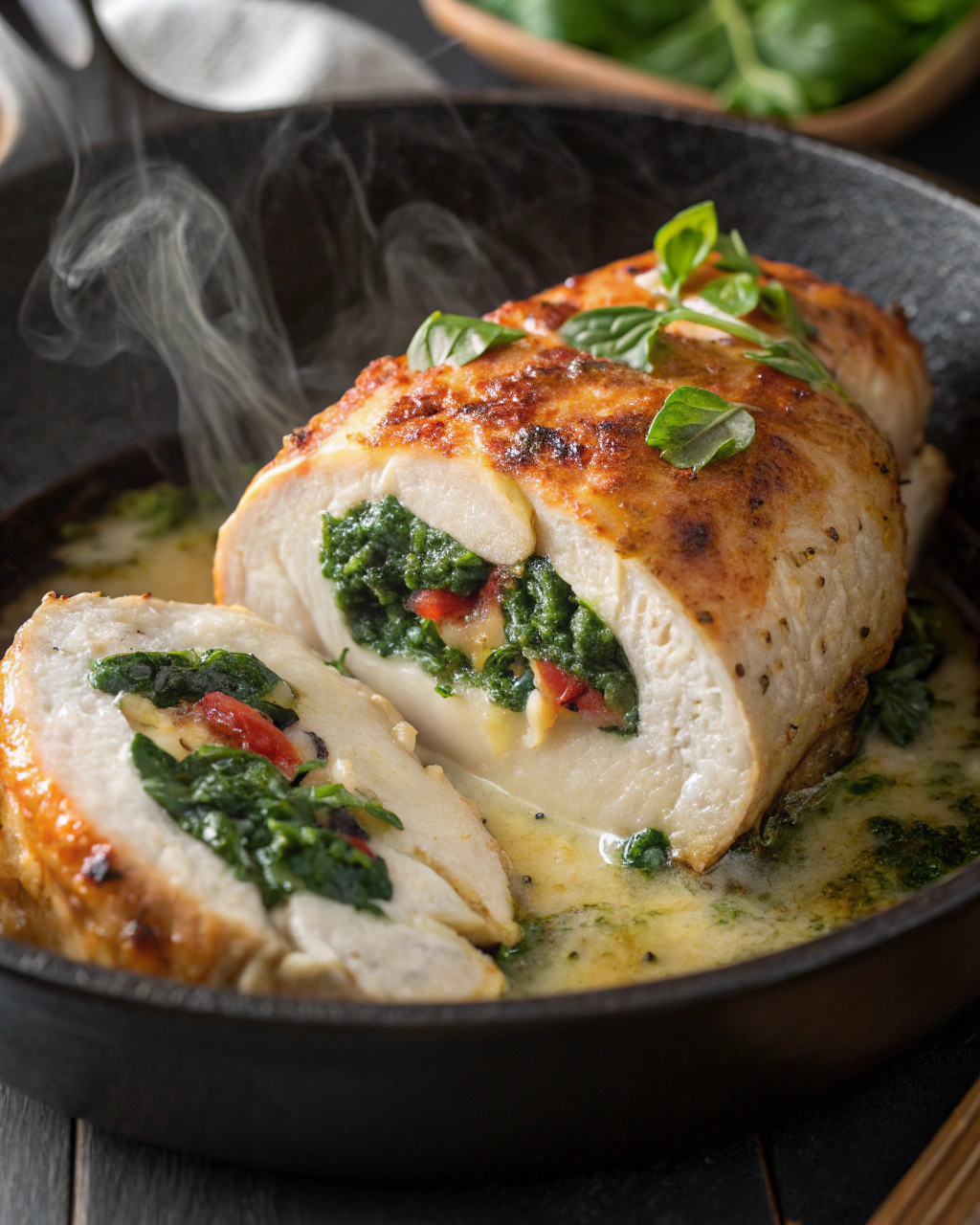 Stuffed Chicken Breast with Spinach and Cheese – Elegant Recipes for Dinner