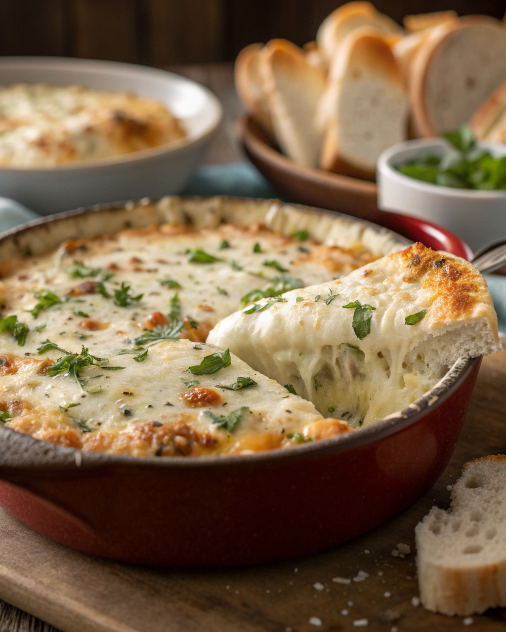 Super Creamy Alfredo Dip (10 Minutes)