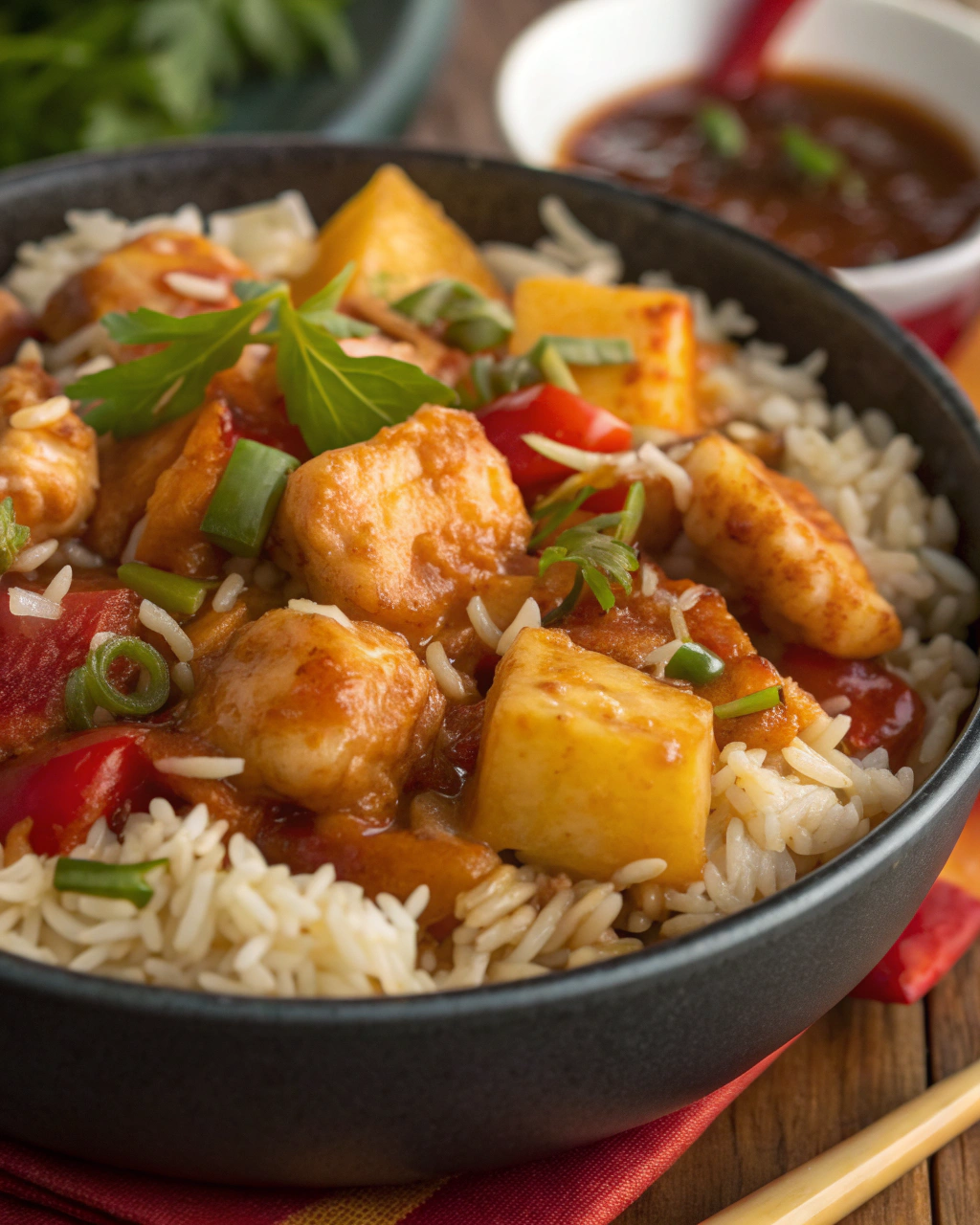 Sweet and Sour Chicken with Rice – Quick Recipes for Dinner