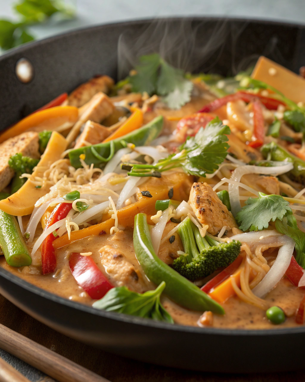 Vegetable Stir Fry with Peanut Sauce – Flavorful Recipes for Dinner