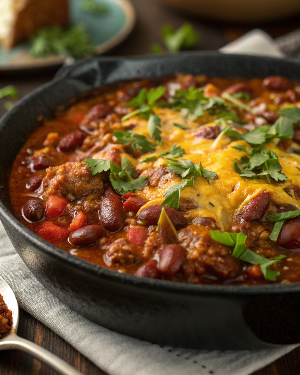 Vegetarian Chili with Beans – Hearty Recipes for Dinner