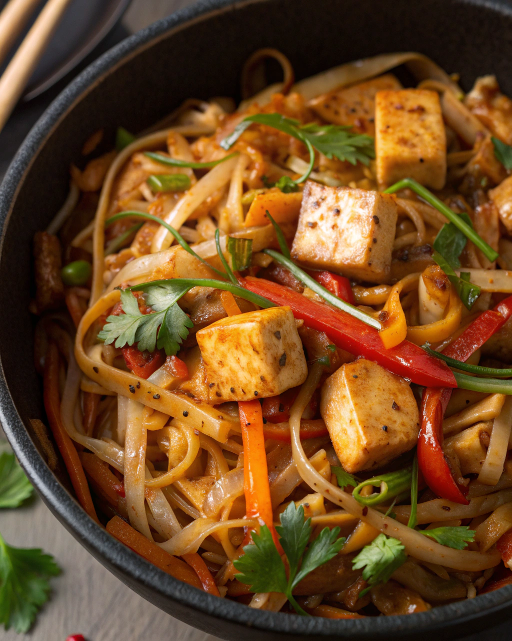 Vegetarian Pad Thai with Tofu – Asian Recipes for Dinner