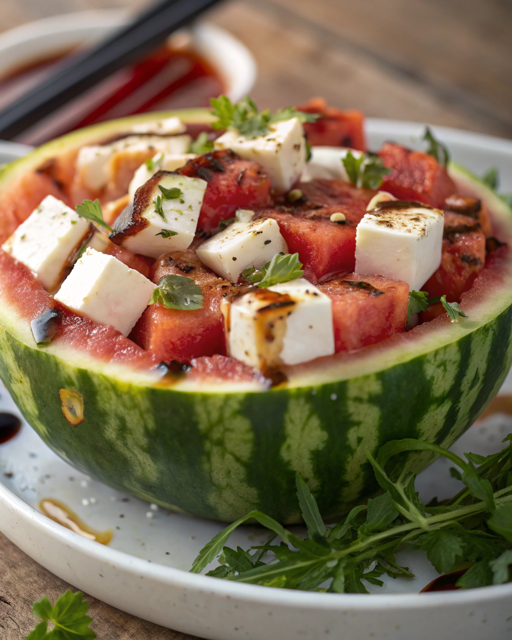 Watermelon Feta Salad That’s Summer in a Bowl