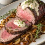 roasted-beef-tenderloin-with-french-onions-and-horseradish-sauce-j