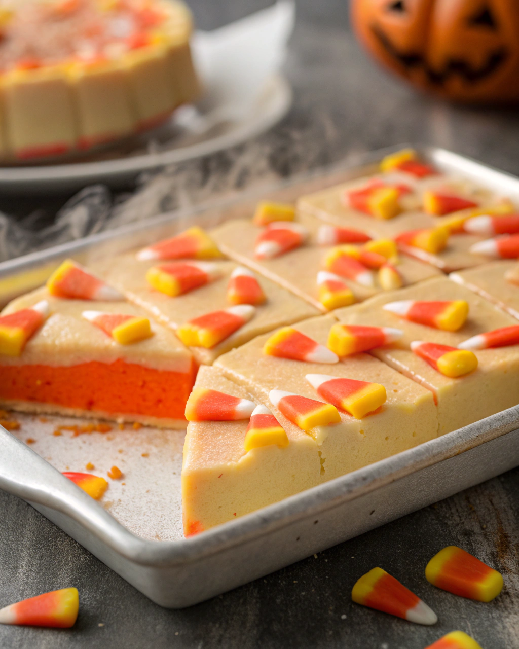 Candy Corn Fudge – festive Halloween fudge recipe