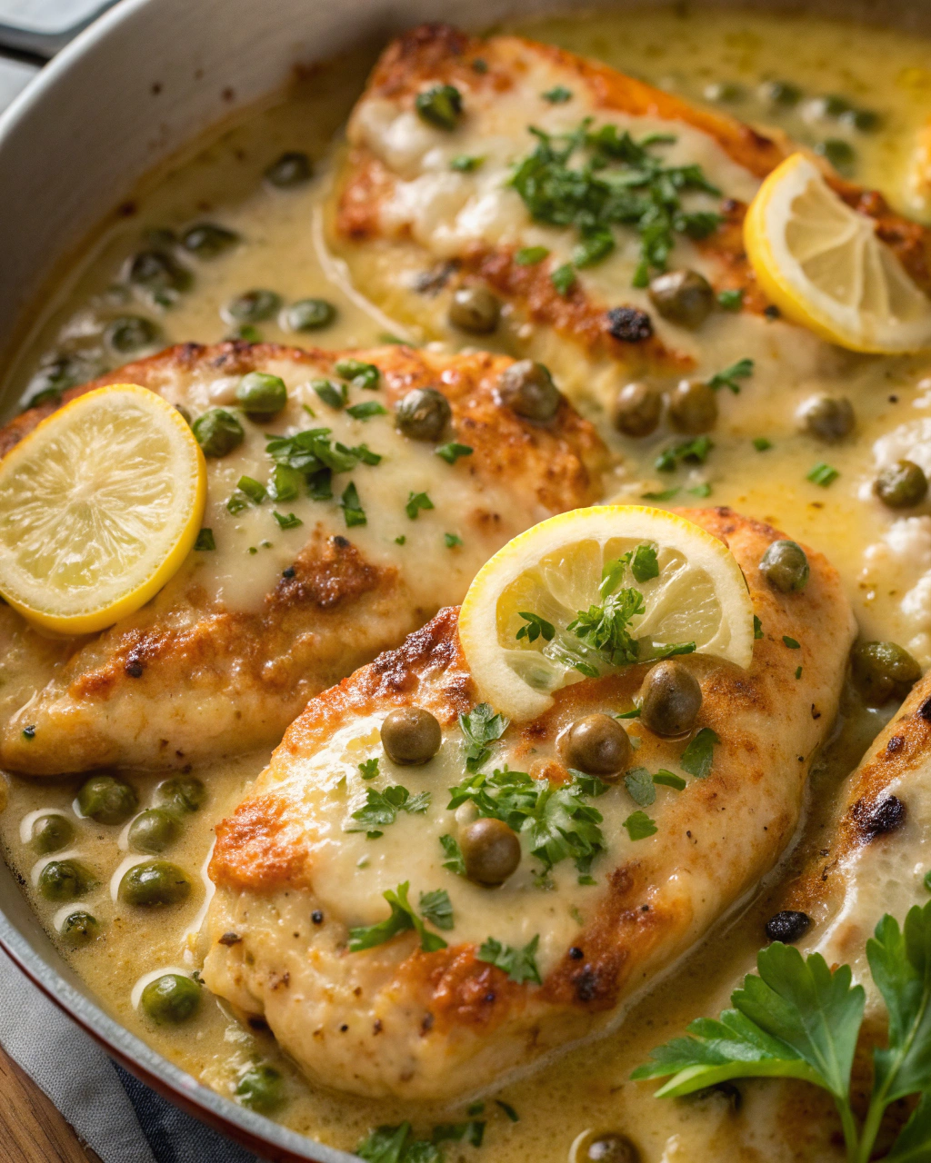 Chicken Piccata with Lemon & Capers A Zesty Delight!