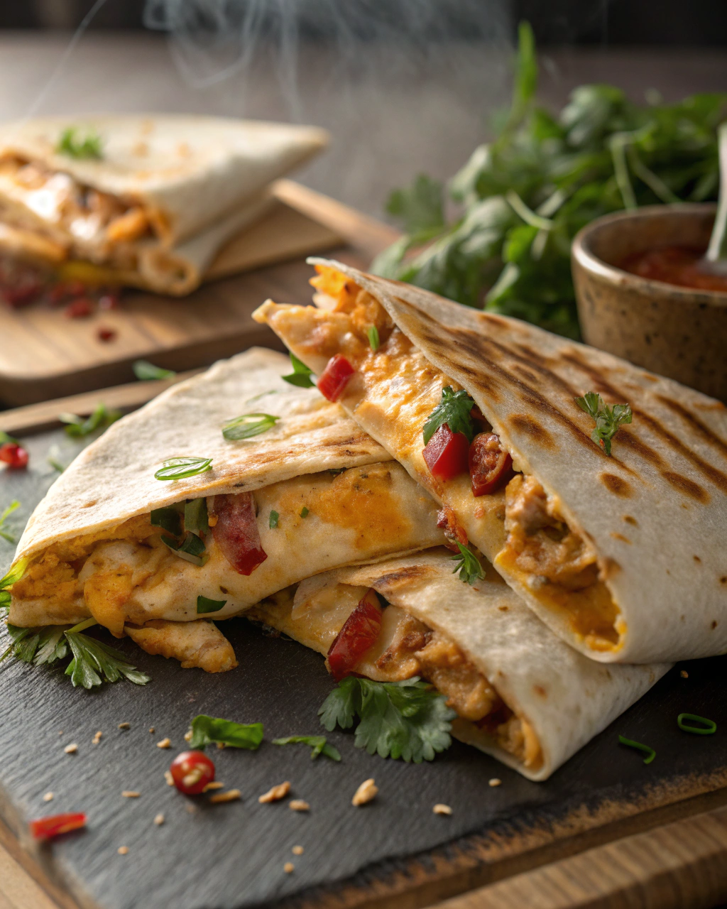Chicken Quesadilla Wraps – 20 Minute Dinner Recipes
