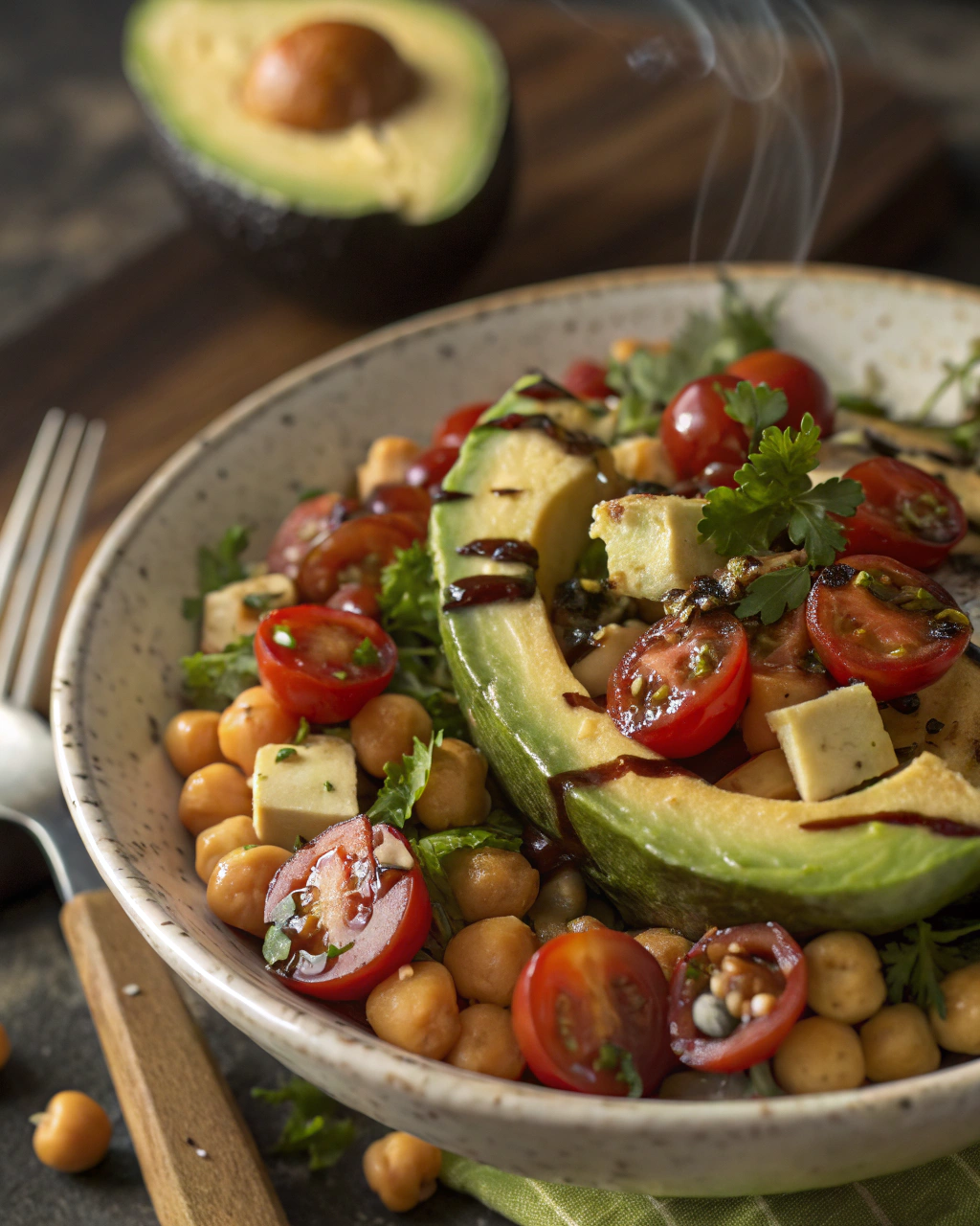 chickpea-avocado-salad-with-cherry-tomatoesj