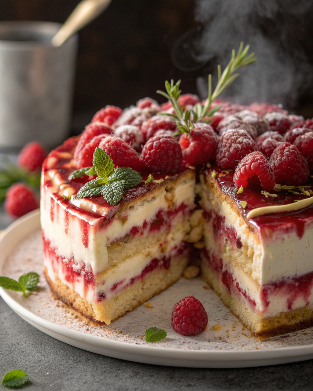 Delectable Raspberry Tiramisu Delight