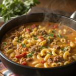 one-pot-macaroni-cheeseburger-soupj