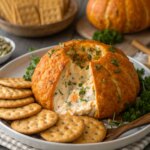 pumpkin-cheese-ball-with-crackers-festive-halloween-dip-ideaj