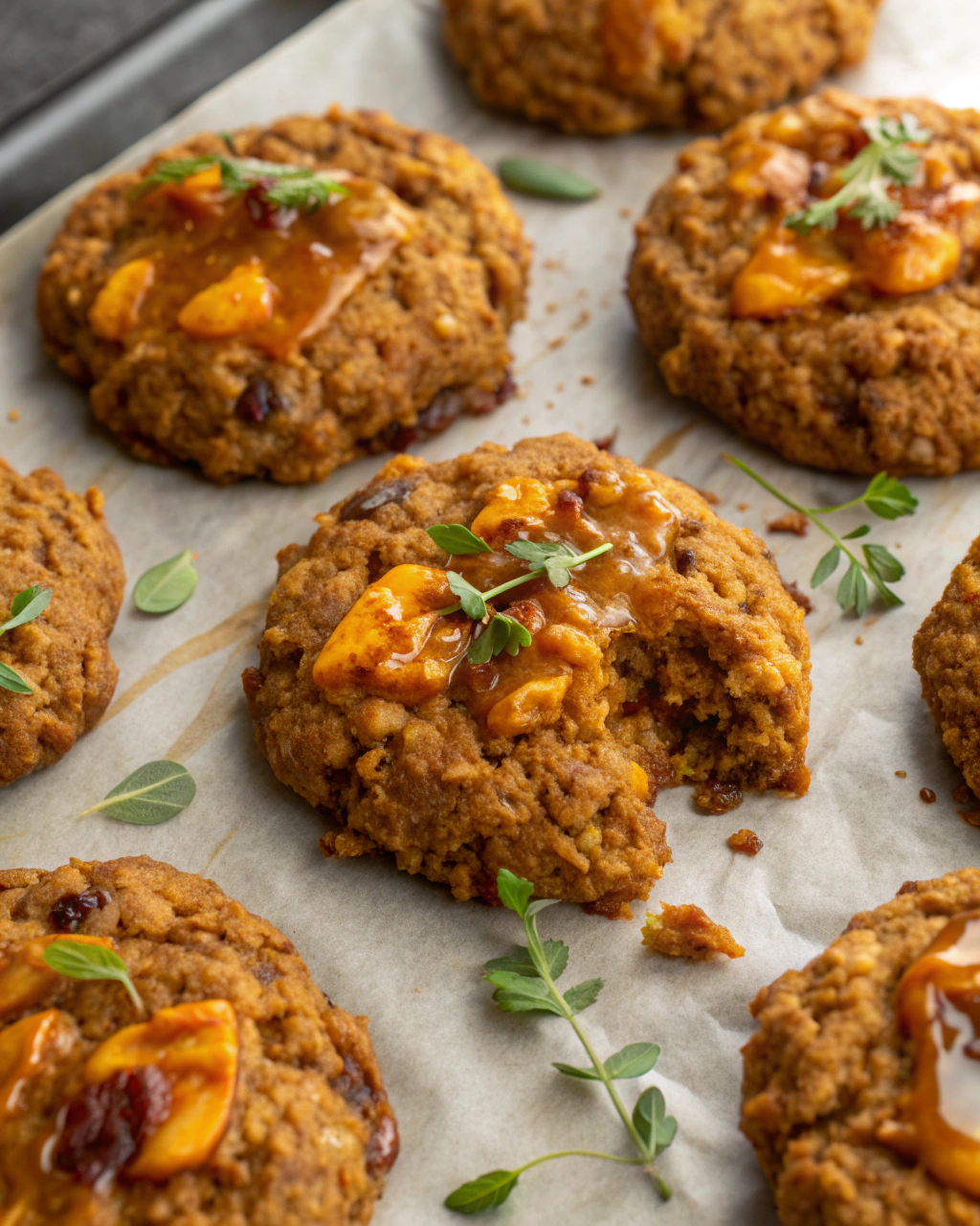 Pumpkin Oatmeal Breakfast Cookies – festive Halloween breakfast idea