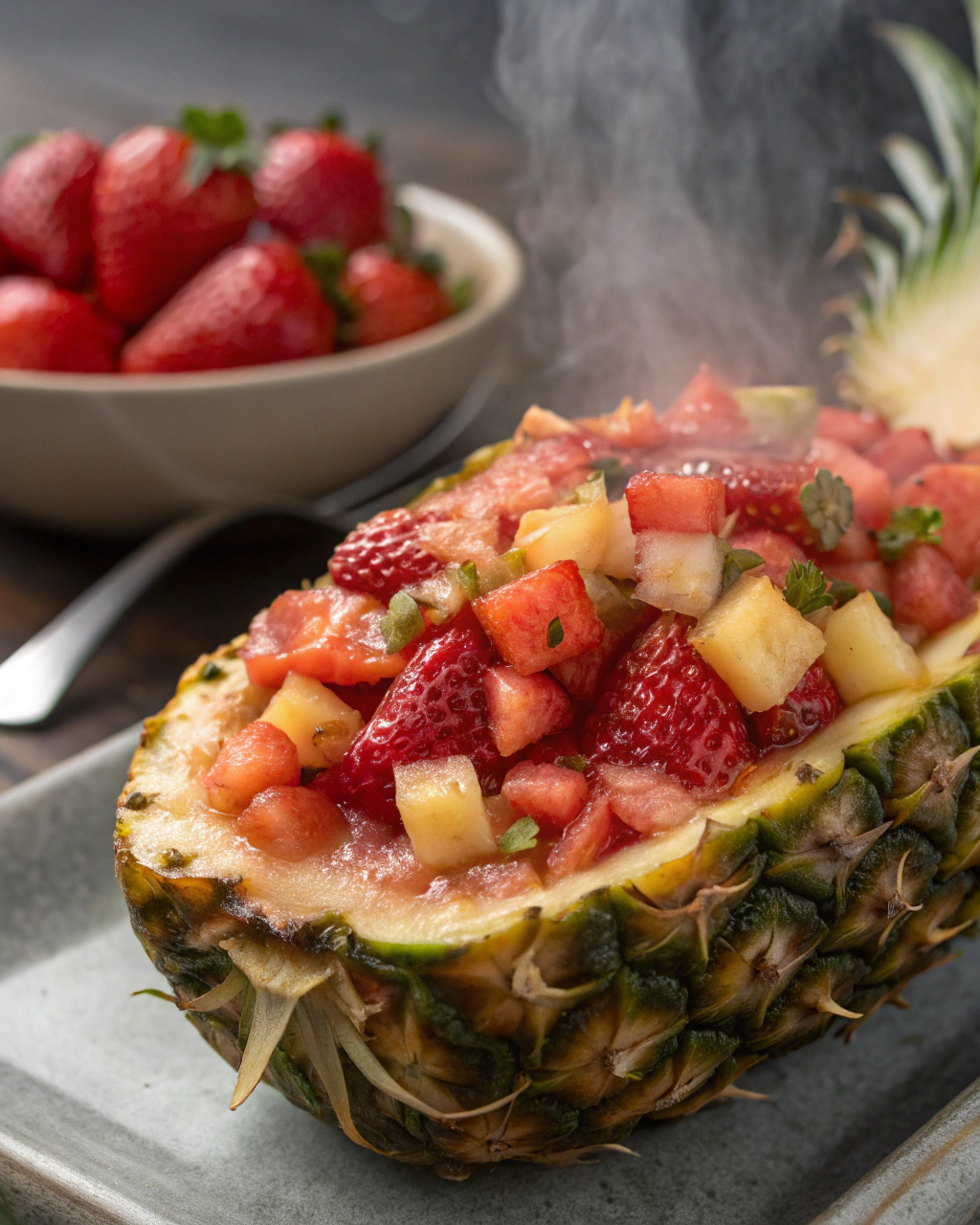 Refreshing Strawberry Pineapple Salsa