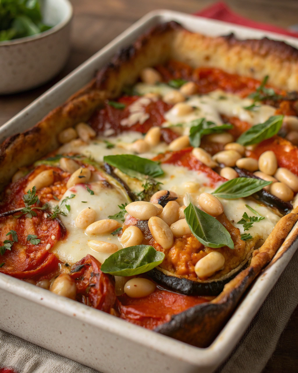 Rustic Roasted Vegetable Bake with Cannellini Beans