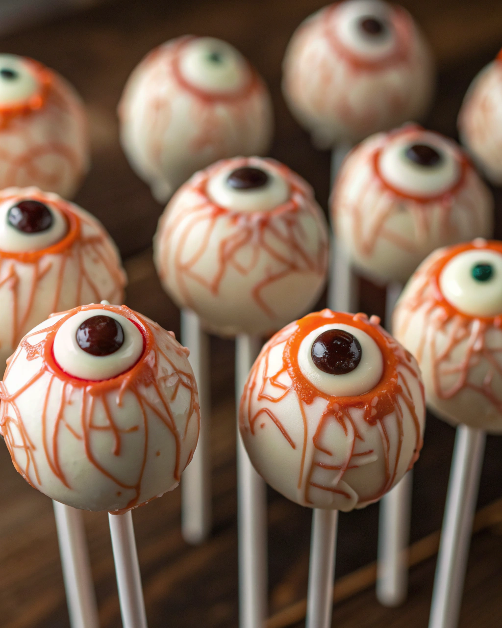 Spooky Eyeball Cake Pops – fun Halloween cake pops for kids