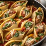 stuffed-pasta-shells-with-ground-turkey-and-spinachj