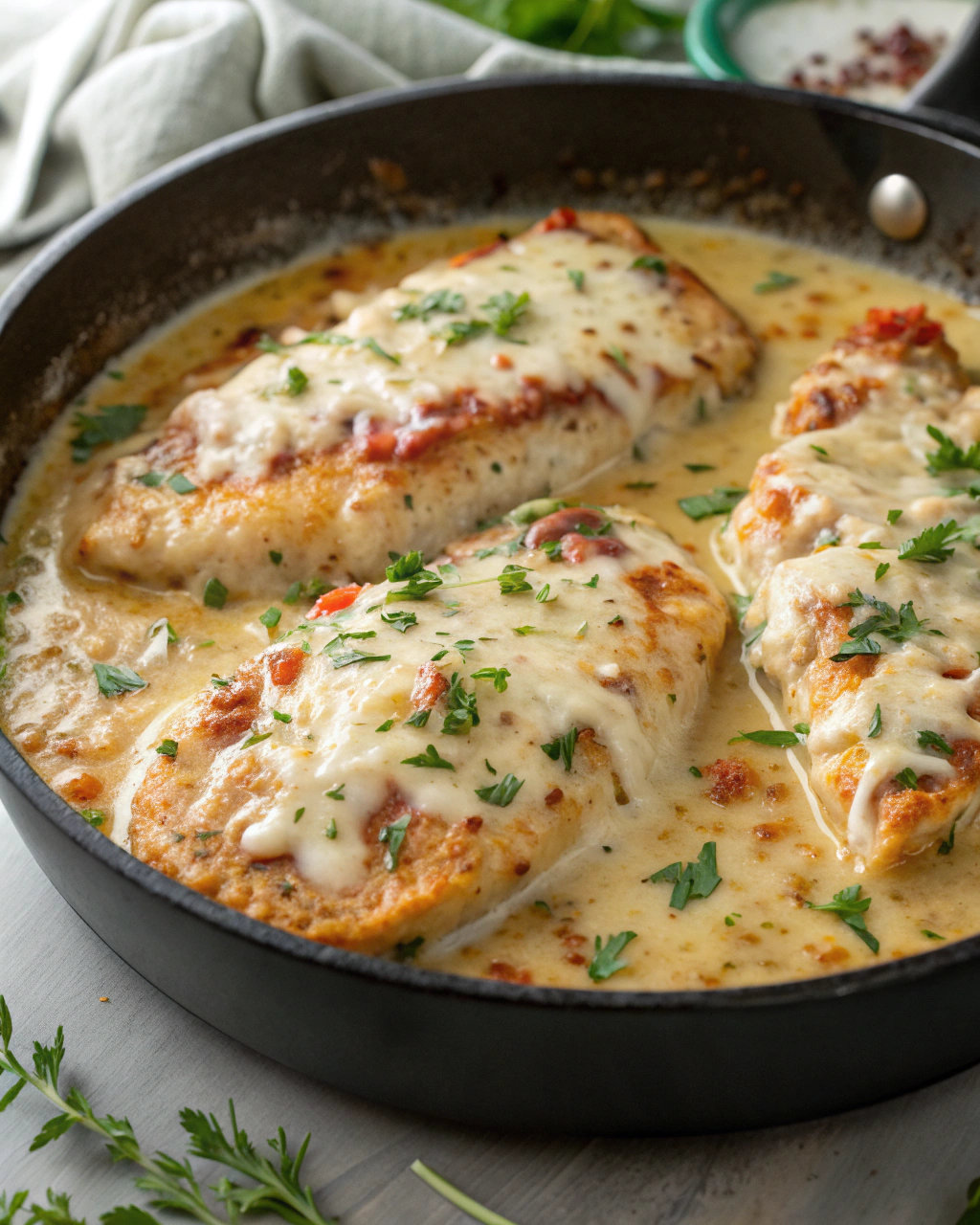 Creamy Garlic Parmesan Chicken — Ready in 25 Minutes