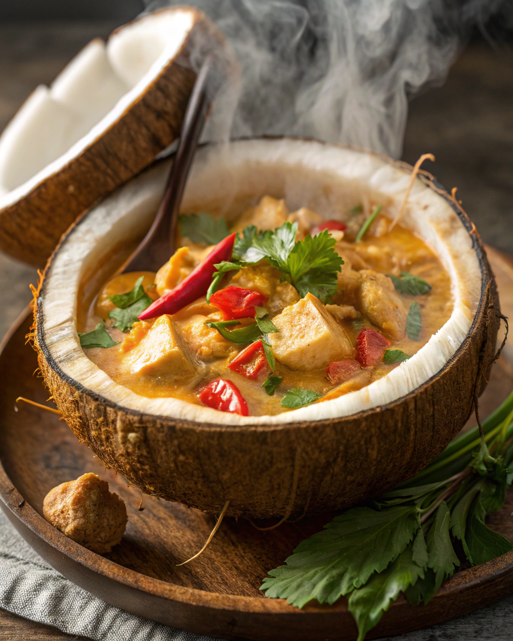 Thai-Style Coconut Chicken Curry at Home