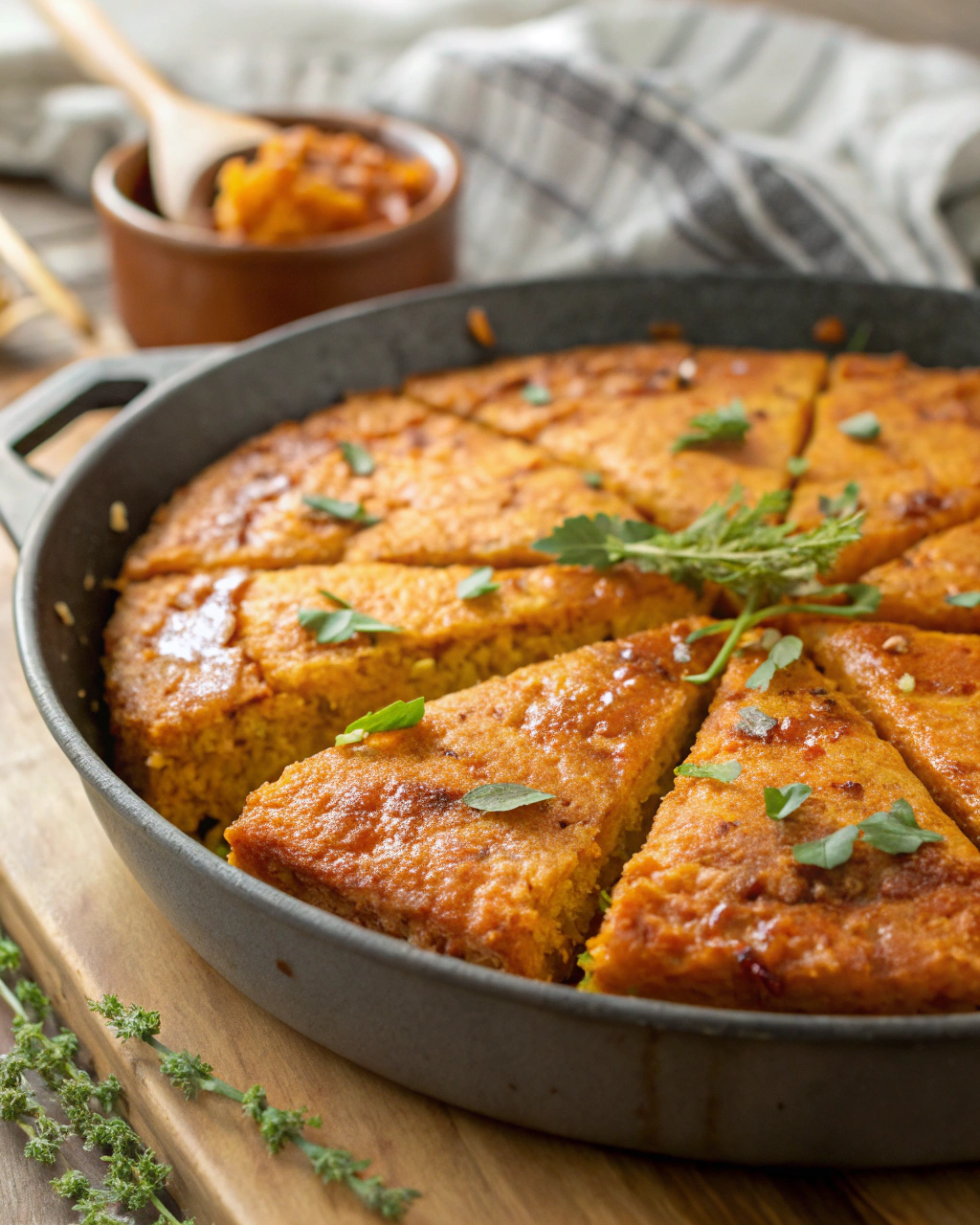 Homemade Sweet Potato Cornbread