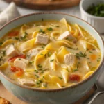 Cheesy Chicken Noodle Soup Recipejl